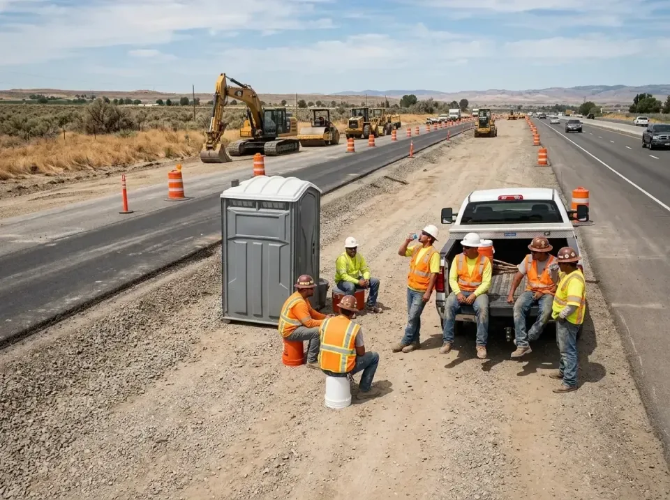 highway-road-construction-crew-007 — frequently asked questions, Porta Potty and Restroom Rentals in Colonial Pine Hills, SD